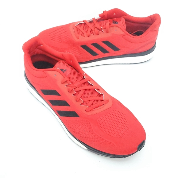 adidas Other - Adidas mens boost athletic shoes Red black lace up